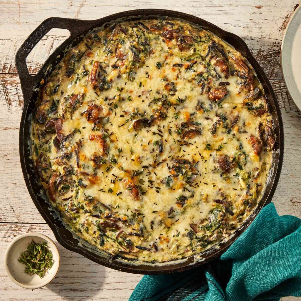 Wild Mushroom & Wild Rice Casserole