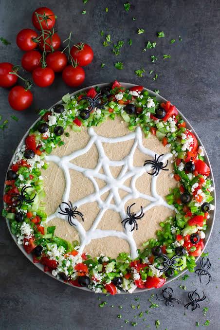 Ghostly Hummus & Pita Dippers