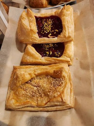 "Bleeding Heart" Baked Cashew Brie with Blackberry Blood Coulis