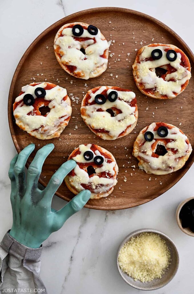 Mummy Mini Pizzas