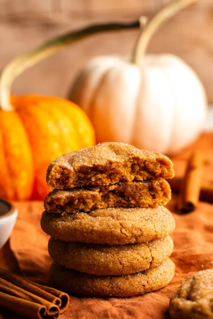 Soft-Baked Pumpkin Snickerdoodles